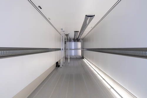 Empty Refrigerated Truck Interior - refrigerated trailer rental