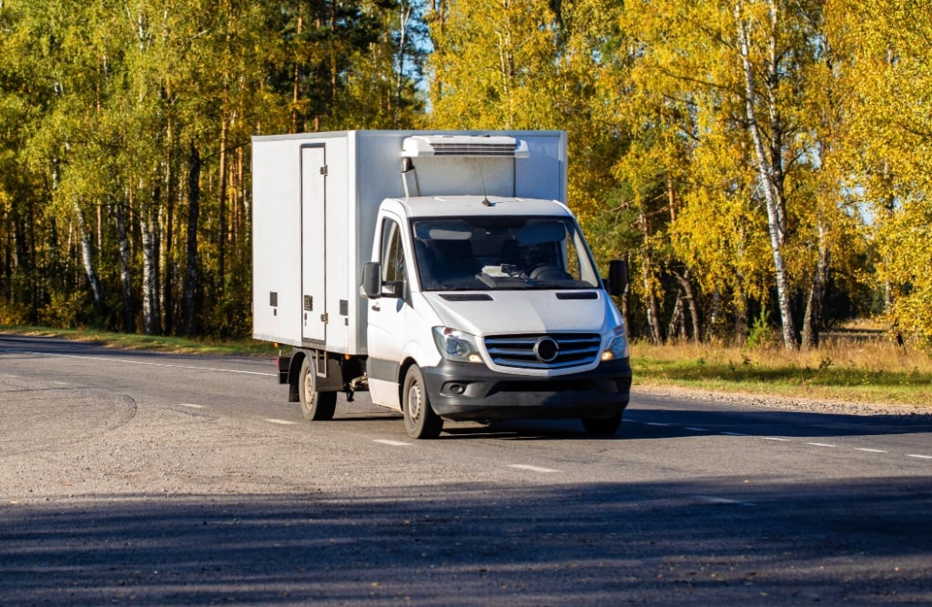 truck with a small carrying capacity